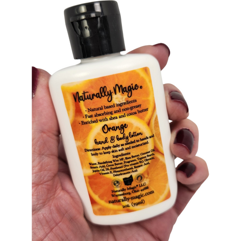 Orange Hand & Body Lotion 2oz Purse Size